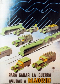 Republican propaganda poster of the Madrid campaign