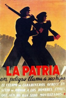 Spanish Civil War propaganda poster