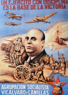 Republican propaganda poster during the Spanish Civil War
