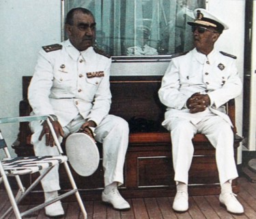 Admiral Luis Carrero Blanco, (1904 – 1973) and General Francisco Franco