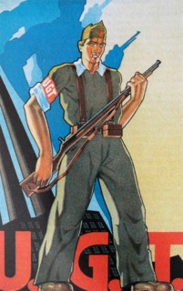 UGT Republican militia soldier during the Spanish Civil War
