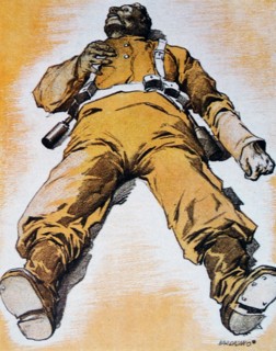 Propaganda illustration during the Spanish Civil War