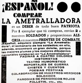 nationalist newsletter during the Spanish Civil War