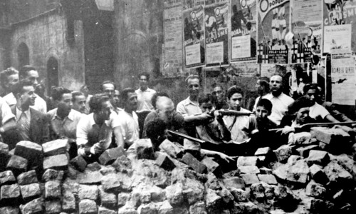 Scene from the Spanish film, Nobleza Baturra (The Nobility of the Peasantry, a 1935