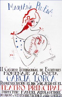 tribute performance during the Spanish Civil War of 'Mariana Pineda'