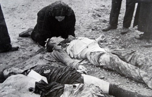 Condor Legion attack on Lleida (Lerida) in Spain, during the Spanish Civil War
