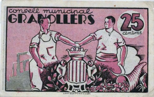 food voucher during the Spanish Civil War.