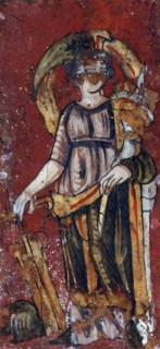 The great goddess Isis combined with a personification of Fortune