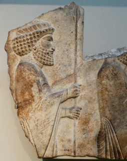 Frieze from a wall at Palace in Persepolis