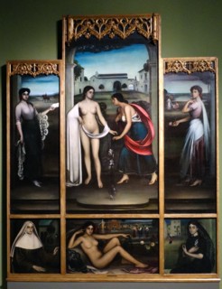 The Altarpiece of Love by Julio Romero de Torres