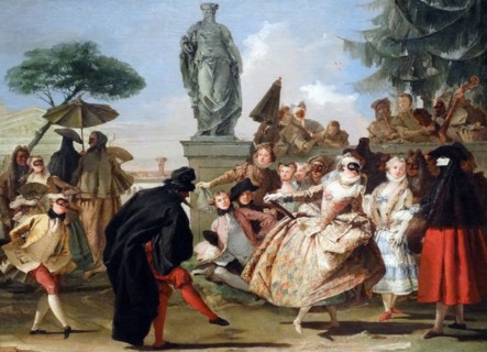 El minuet by Giandomenico Tiepolo