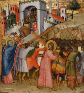 Christ arriving at Calvary by Andrea di Bartolo
