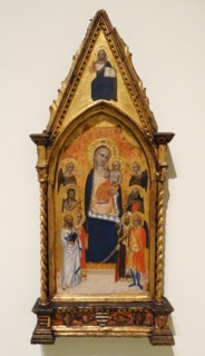 Virgin and Child between angels and saints by Niccolo di Tommaso