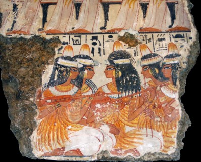 Fresco from the tomb of Nebamun, Thebes, Egypt 18th Dynasty, around 1350 BC