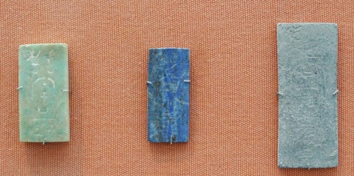 Foundation deposit of King Malenaqen, Napatan Period, 555-542 BC, Egypt.