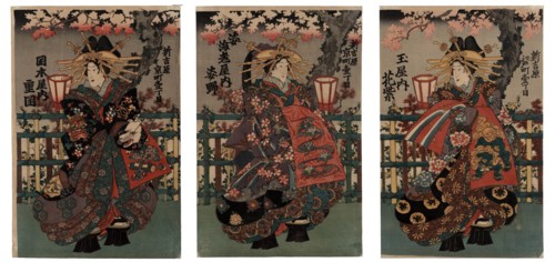Three courtesans