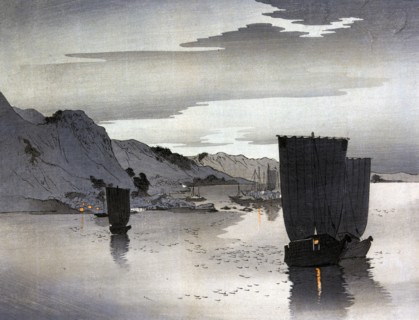 Evening sailboats