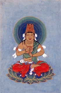 Buddha, sitting on a lotus1878