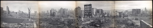Panorama of San Francisco from California Street - Hill