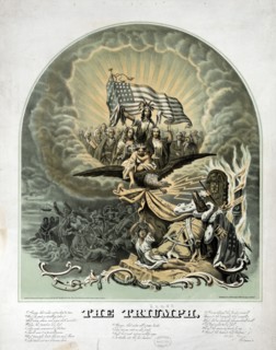 American Civil War allegory: Triumph by Morris Traubel,