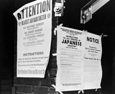 World war Two American Civilian exclusion order #5