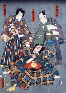 Yuranosuke, Kumagai and Jiraiya by Utagawa Kunisada