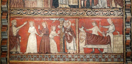 Scenes from the life of St. Nicholas by Second Master of Bierge