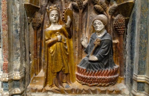 Relief of the Virgin altarpiece by Master Albesa