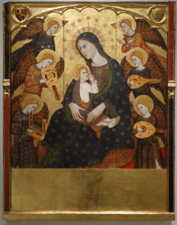 Altarpiece of the Virgin of the Milk and St. Clare and Saint Anthony by Llorenç Saragossa