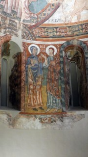 Romanesque fresco on the Apse from La Seu d'Urgell