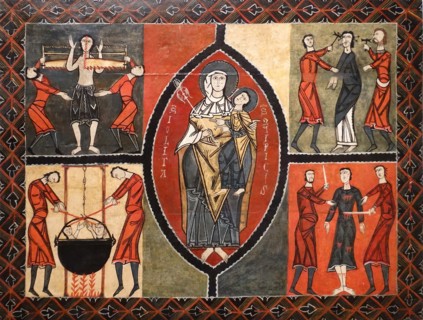 Altar front from San Quirc of Durres