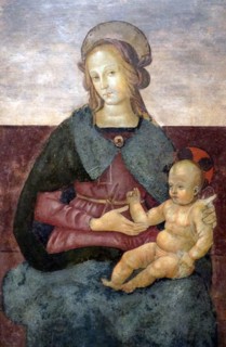 Painting depicting the Virgin and Child by Pietro Perugino
