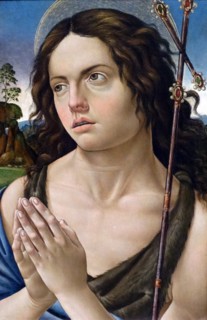 Portrait depicting Saint John the Baptist by Raffaellino del Garbo