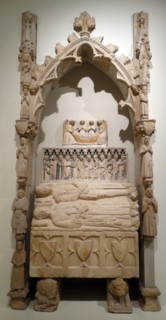 Tomb of Ardèvol from the chapel of Corpus Christi palace of the Marquis de Floresta Tarrega