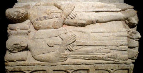 Tomb of Ardèvol from the chapel of Corpus Christi palace of the Marquis de Floresta Tarrega