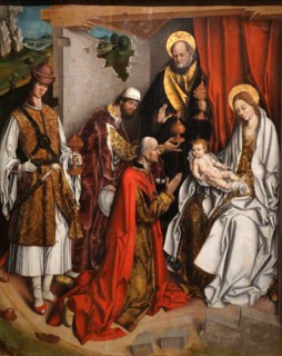 Painting titled 'Epiphany' by Fernando Gallego