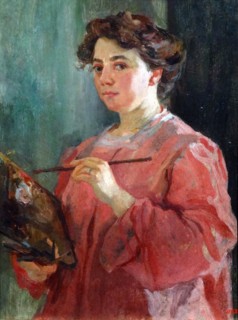 Self portrait by Lluïsa Vidal