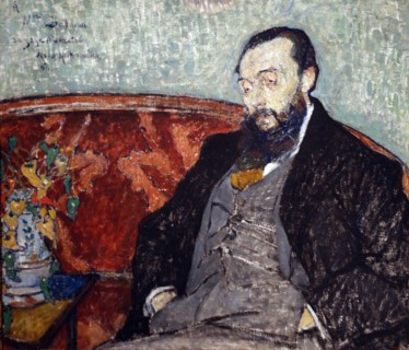 Portrait of the Mechant Josep Dalmau I Rafel by Mela Mutermilch