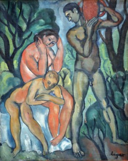 Painting titled 'pastoral' by Celso Lagar