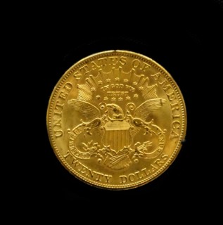 Gold, 20 dollar coin, USA, 1904