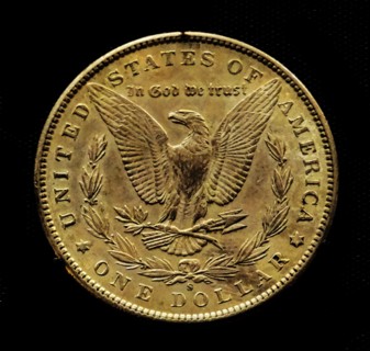 Gold, one dollar coin, USA, 1898