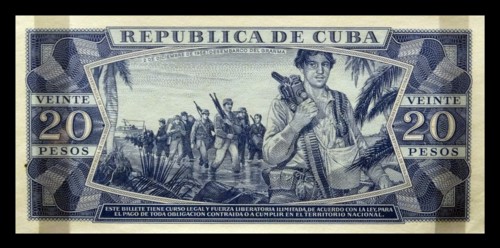 Communist Cuban banknote was introduced in 1961.