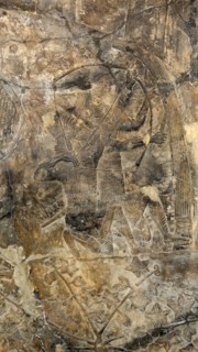 Wall frieze depicting Attack on the town of Alammu. Assyrian, about 700-692 BC From Nineveh, Iraq.
