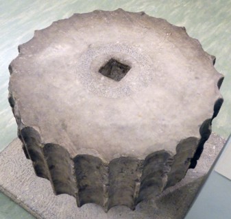Greek Ionic column drum, from the interior order of the Propylaea, Parthenon, Athens. 5th century BC