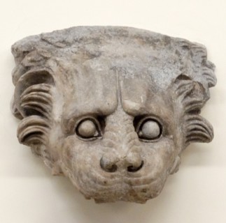 Lion's head spout, Greek, classical architectural feature, circa 4th century BC