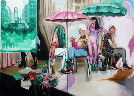 Emily Sparkes 'Someone scrawled on the walls 'I smell the blood of the les Tricoteuses', 2015