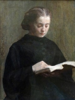 Portrait of Mademoiselle Marie Fantin-Latour by Henri Fantin-Latour