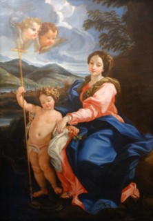 The Virgin with the Child piercing the Head of the Serpent by Giovanni Battista Gaulli