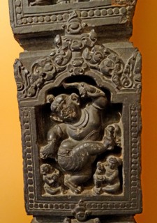 Stone temple door Jamb from Bihar, India