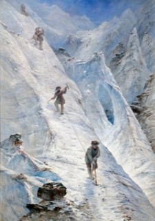 Alpine climbers by Elijah Walton